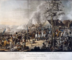 Scène na de Slag bij Waterloo, 18 juni 1815
